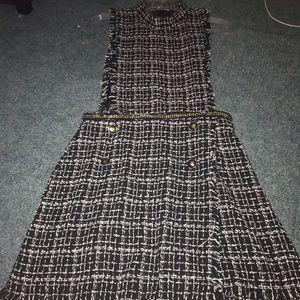 Zara Tweed Pinafore Romper